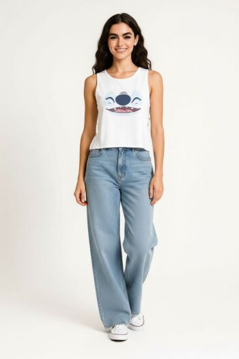 PLAYERA SIN MANGAS CON ESTAMPA