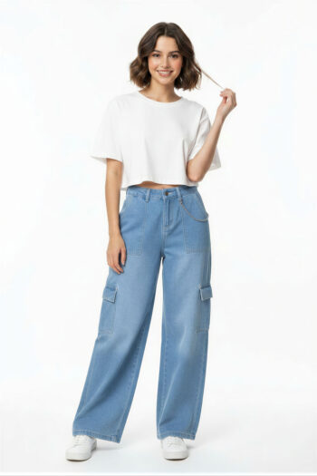 JEANS RECTO CON BOLSAS