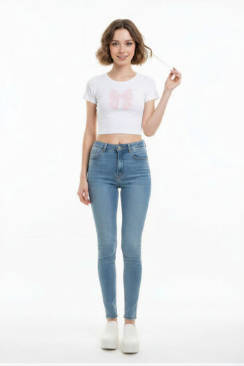 PLAYERA RIB ESTAMPADO CORTE