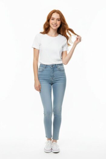 PLAYERA CROP BÁSICA CUELLO REDONDO