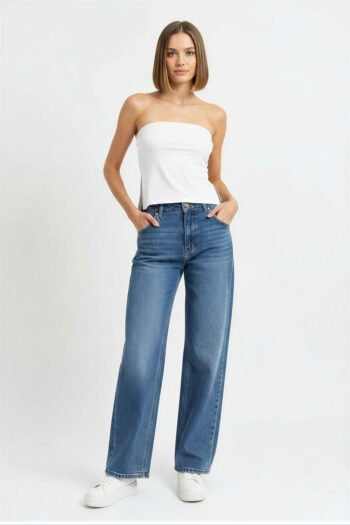 PLAYERA STRAPLESS AJUSTE ELÁSTICO BÁSICO