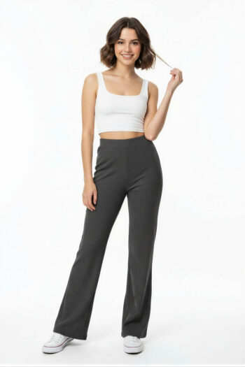 PANTALÓN RIB CORTE CAMPANA