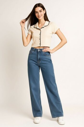 PLAYERA BOTONES CUELLO SOLAPA