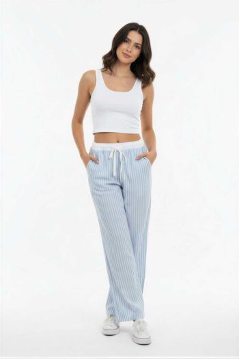 PANTALÓN LINO CON JARETA