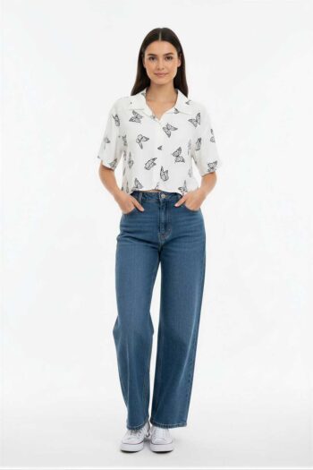 BLUSA CAMISERA CORTA BOTONES