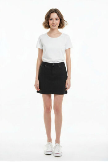 FALDA CORTA TIRO ALTO BOLSAS