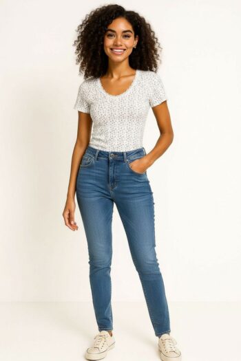 PLAYERA RIB DETALLE ONDULADO