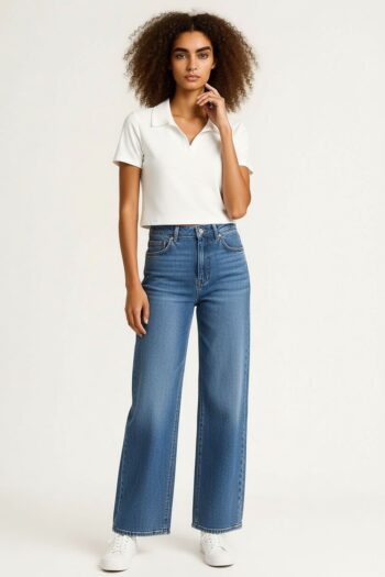 PLAYERA TIPO POLO CORTA