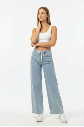 JEANS TIRO ALTO CORTE AMPLIO RELAJADO