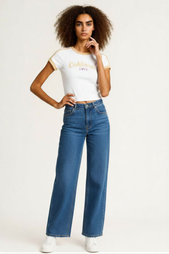 PLAYERA RIB CONTRASTE CUELLO AJUSTE