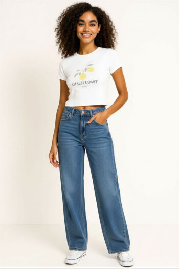 PLAYERA RIB AJUSTADA MANGA CORTA