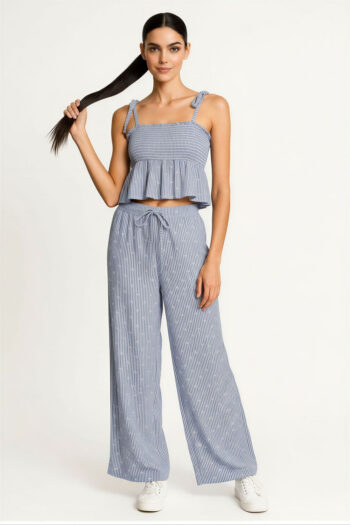 CONJUNTO PANTALÓN Y TOP LIGERO