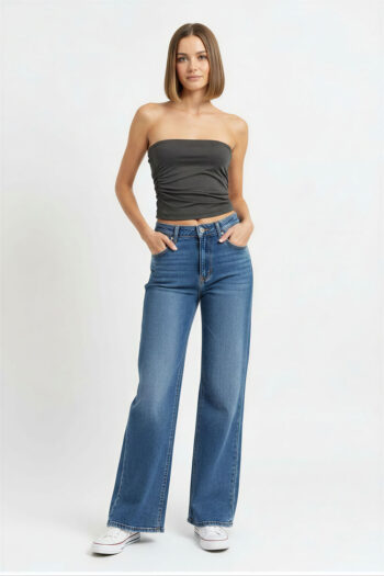 PLAYERA TOP BANDA NYLON AJUSTE LATERAL