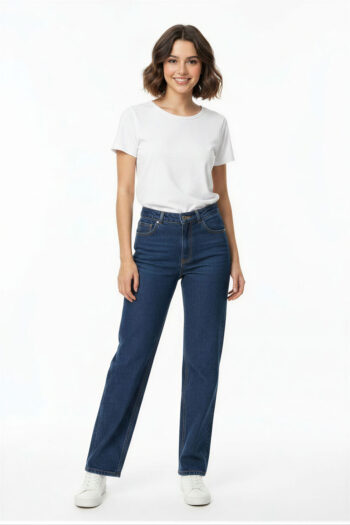 JEANS RECTO TIRO ALTO CLÁSICO