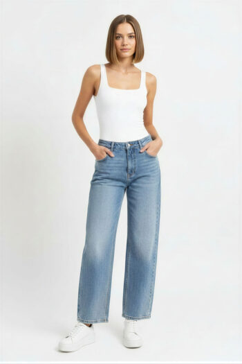 BLUSA BODY LISO CUELLO RECTO