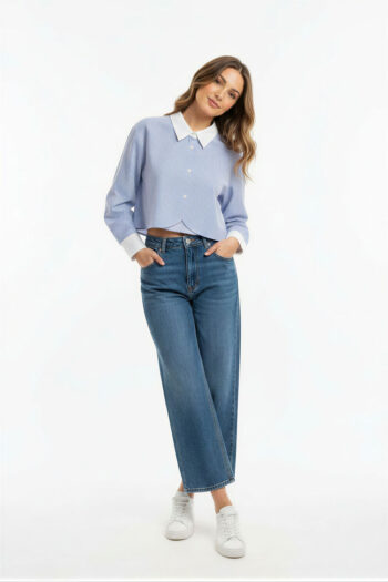 BLUSA CAMISERA RAYAS