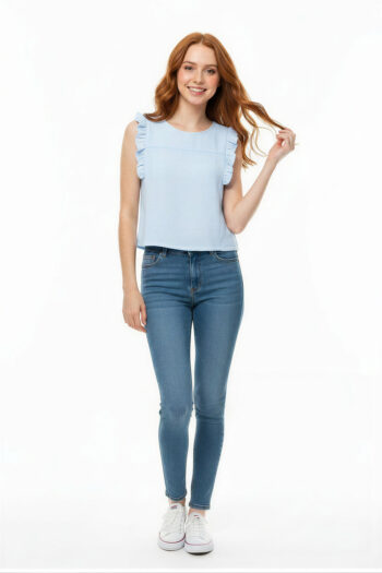 BLUSA SIN MANGAS TEXTURA