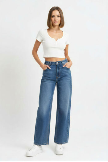PLAYERA RIB BOTONES TRENDY