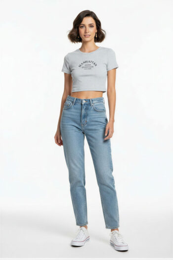 PLAYERA CROP WAFFLE URBANA