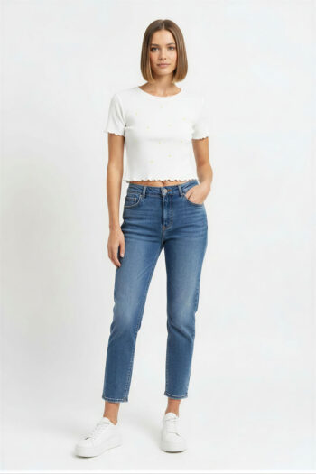 PLAYERA RIB DETALLE BORDADO