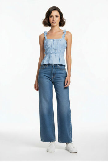 BLUSA CAMPESINA FRUNCIDA