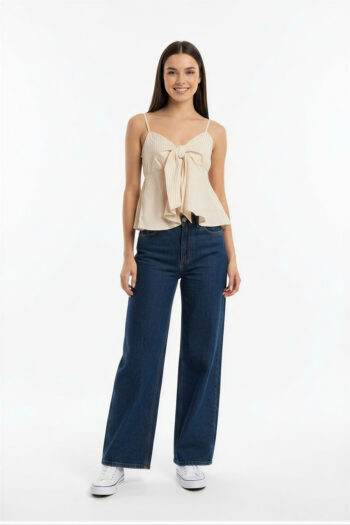 BLUSA LAZO FRONTAL SUELTA