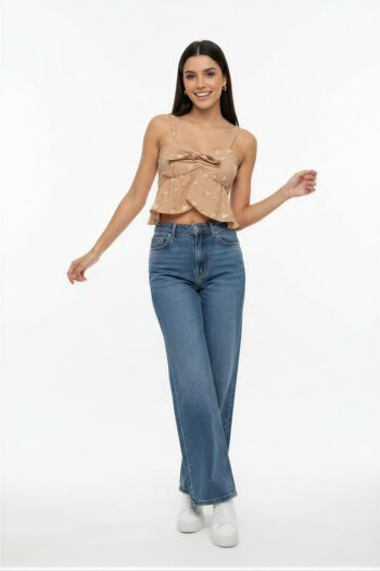 BLUSA CROP FLORES ENCANTO