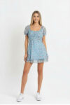 VESTIDO CAMPESINO CORTO