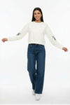 SUDADERA CROP BOLSILLOS